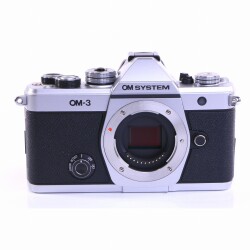 OM System OM-3 Systemkamera (Body) silber (wie neu)