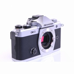OM System OM-3 Systemkamera (Body) silber (wie neu)
