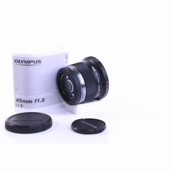 Olympus M.Zuiko Digital ED 45mm F/1.8 schwarz (wie neu)